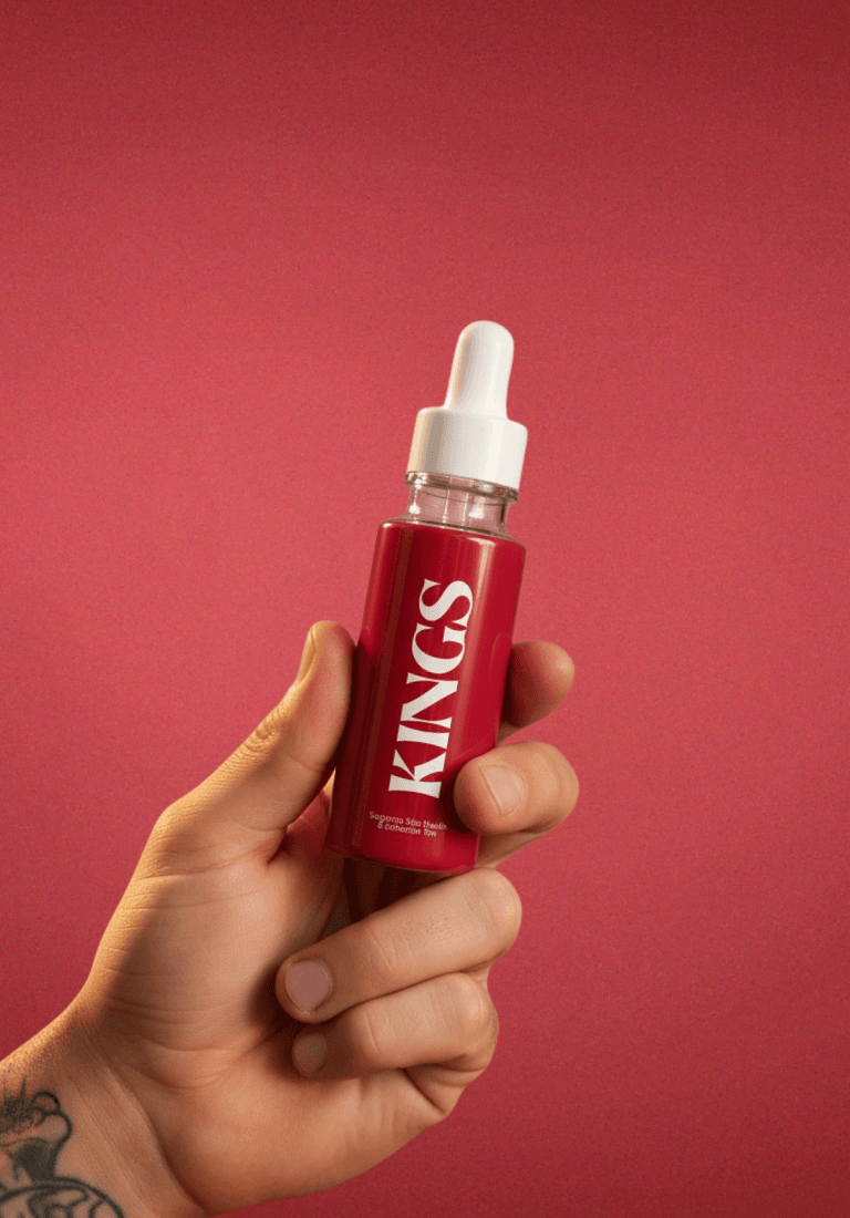 King Tanning Drops - Front View