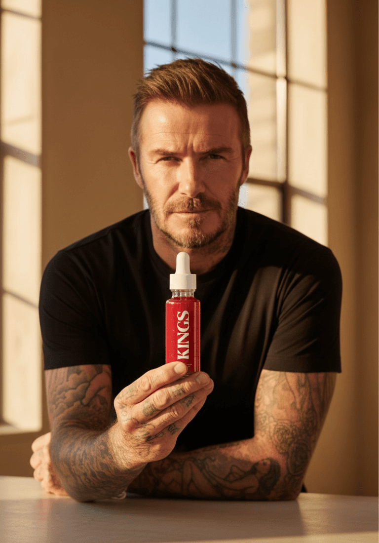 Professional athlete with perfect tan